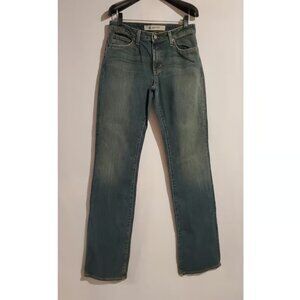 Vtg Y2K Gap Boot Cut Stretch Lightly Distressed Denim Jeans Womens Size 6 Long
